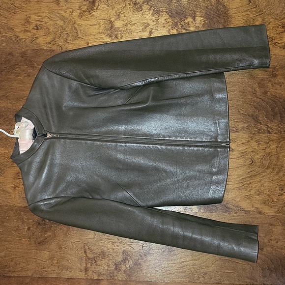 Ann Taylor Butter Soft Leather Jacket XS - Picture 5 of 10